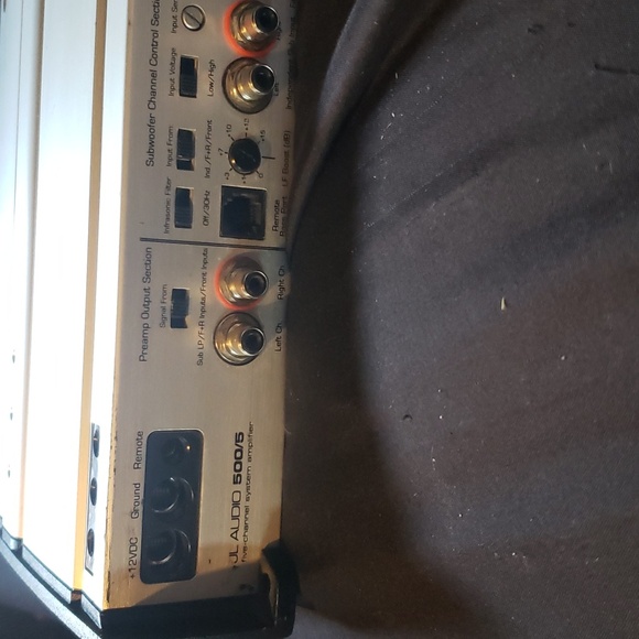 JL Audio 500/5 five channel system amplifier. - Picture 1 of 7